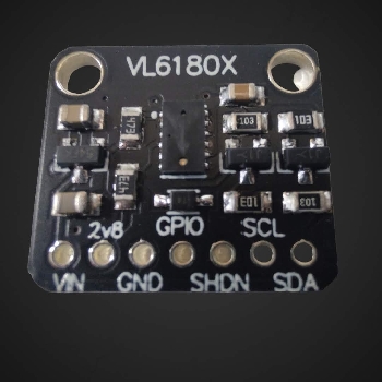 TOF laser senzor VL6180X I2C zaznava kretenj in razdalje